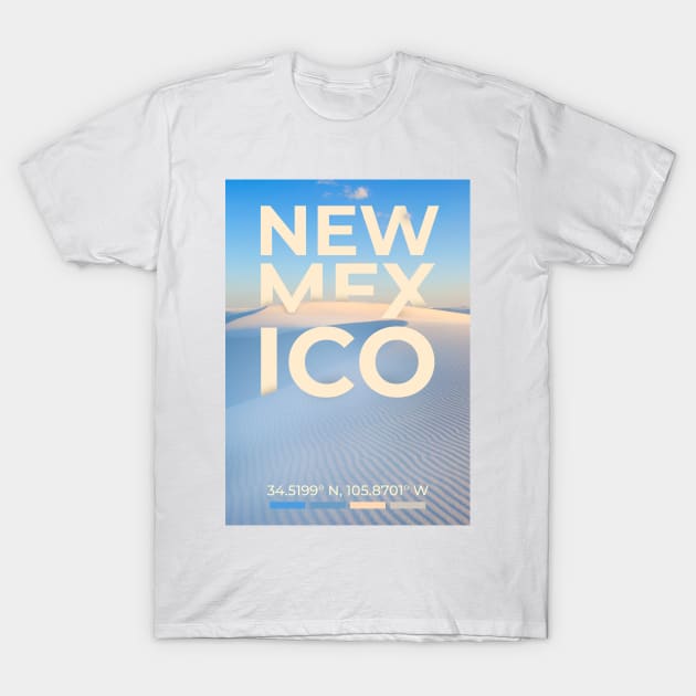 New Mexico Travel Poster T-Shirt by mardavemardave